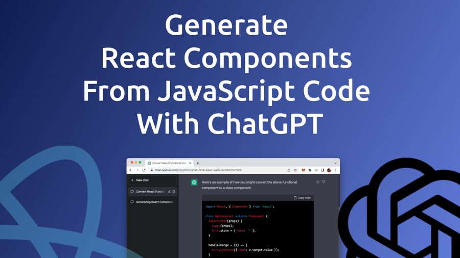 Welcome to our tutorial on how to generate React components from JavaScript code using ChatGPT. In this guide, we will explore the benefits of using ChatGPT for this task and walk you through the step-by-step process.