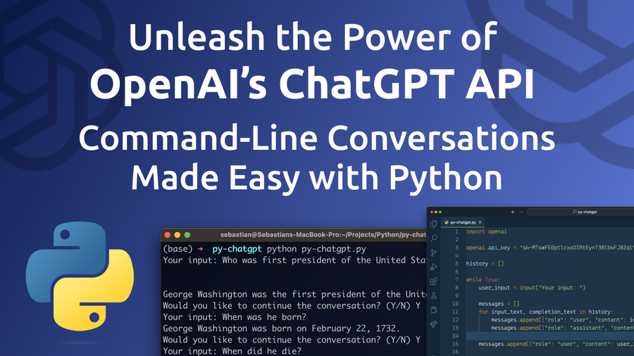 Unleash the Power of OpenAI's ChatGPT API: Command-Line Conversations Made Easy with Python