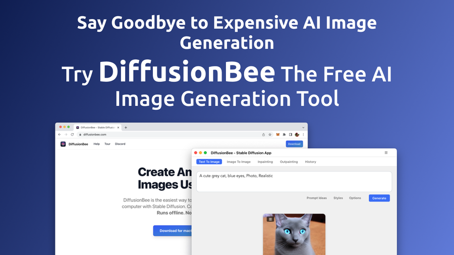 Say Goodbye to Expensive AI Image Generation: Try DiffusionBee The Free AI Image Generation Tool