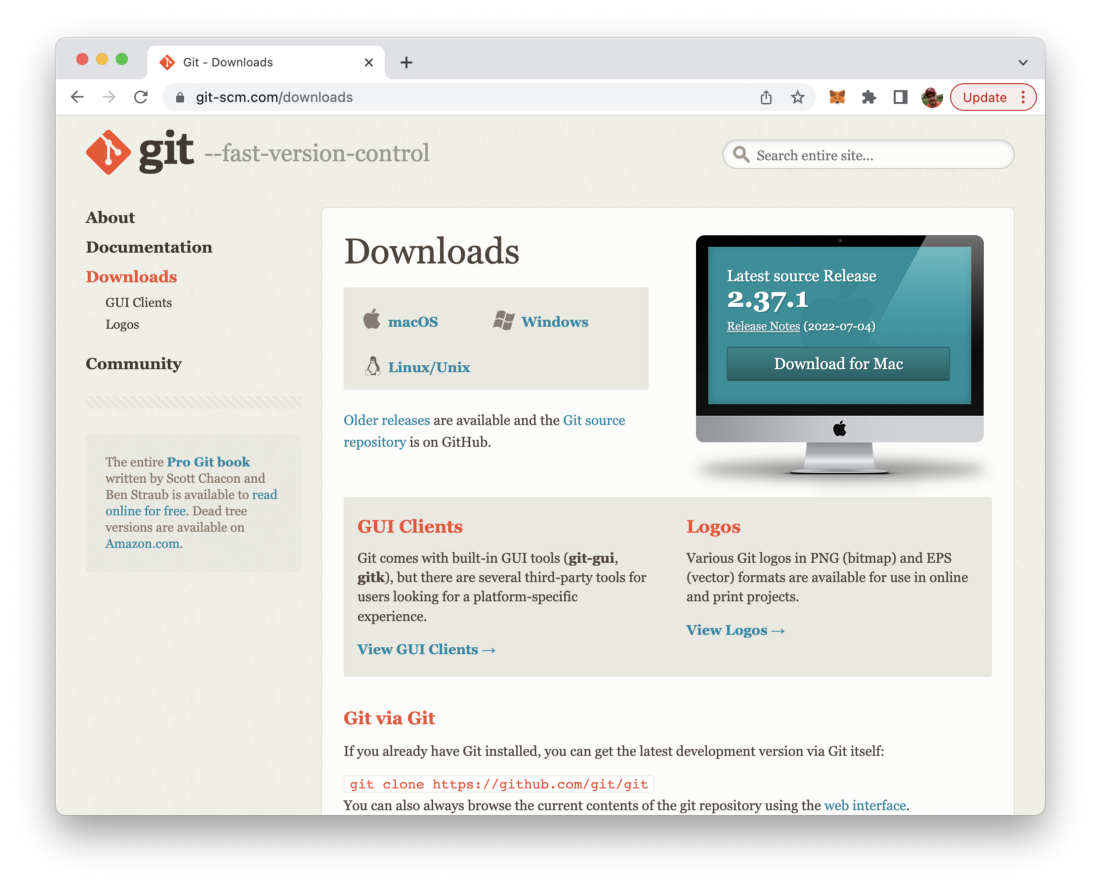 Git Website