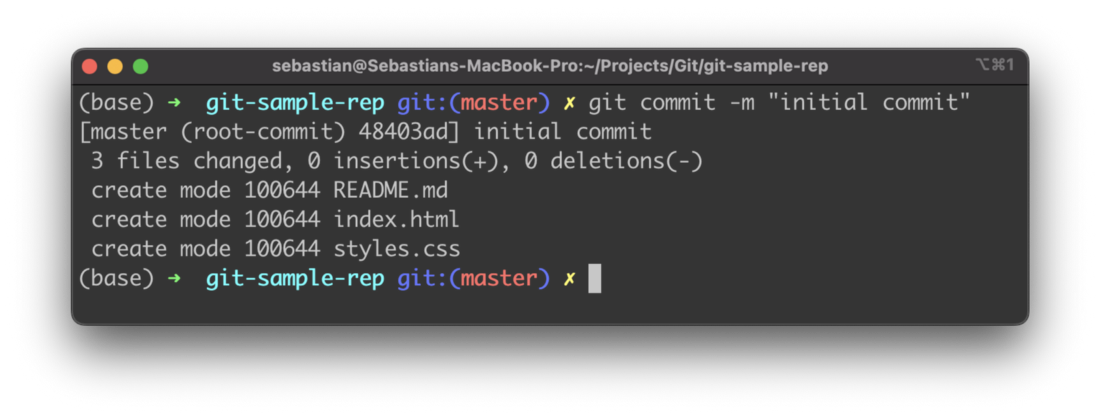 git commit