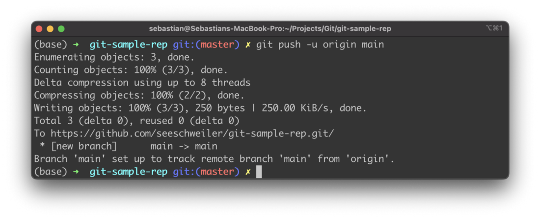 git push