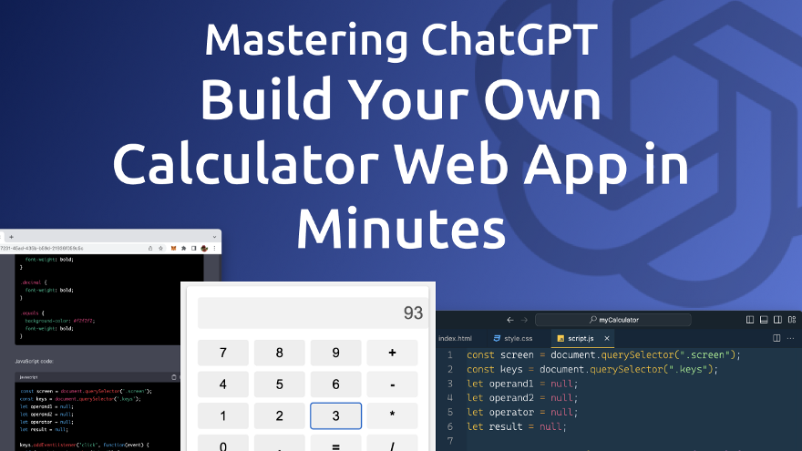 Mastering ChatGPT: Build Your Own Calculator Web App in Minutes